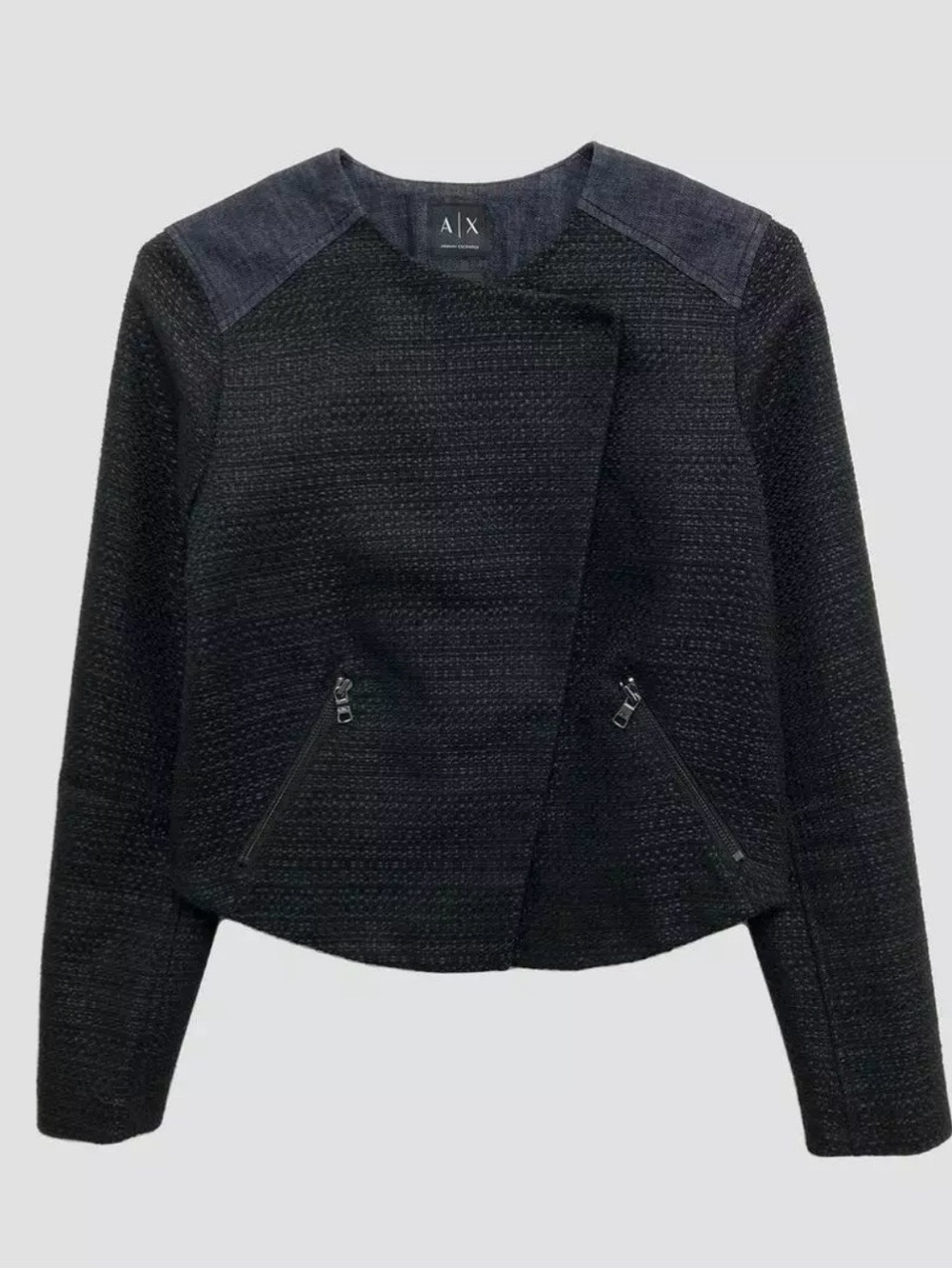 A/X Armani Exchange Black Striped Jacket 
Women’s Size: XS